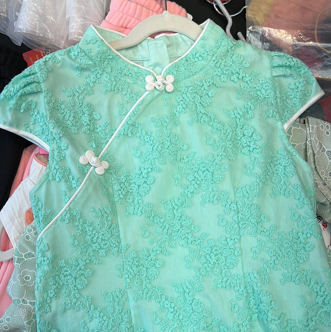Summer Green Lace Dress