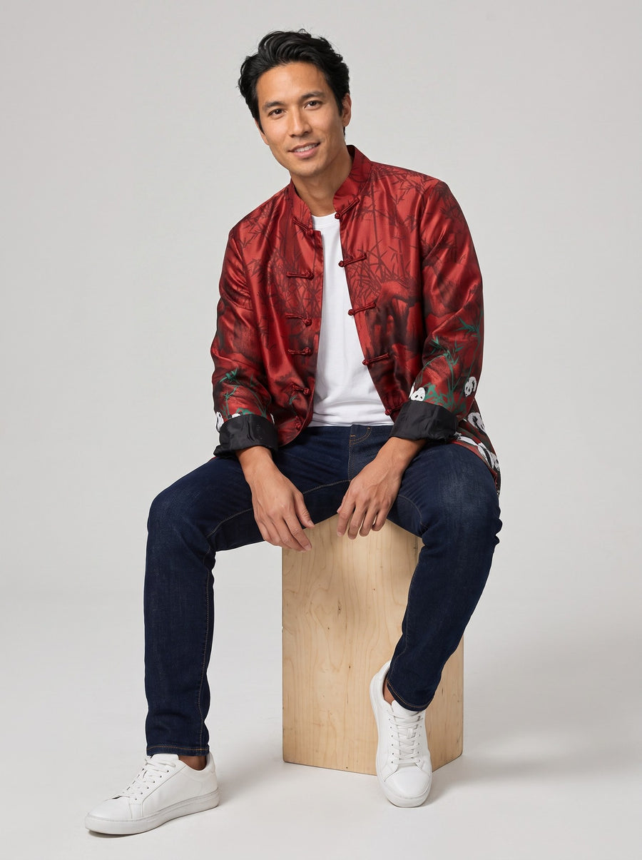 Panda Bamboo Tang Jacket 熊猫竹韵唐装外套