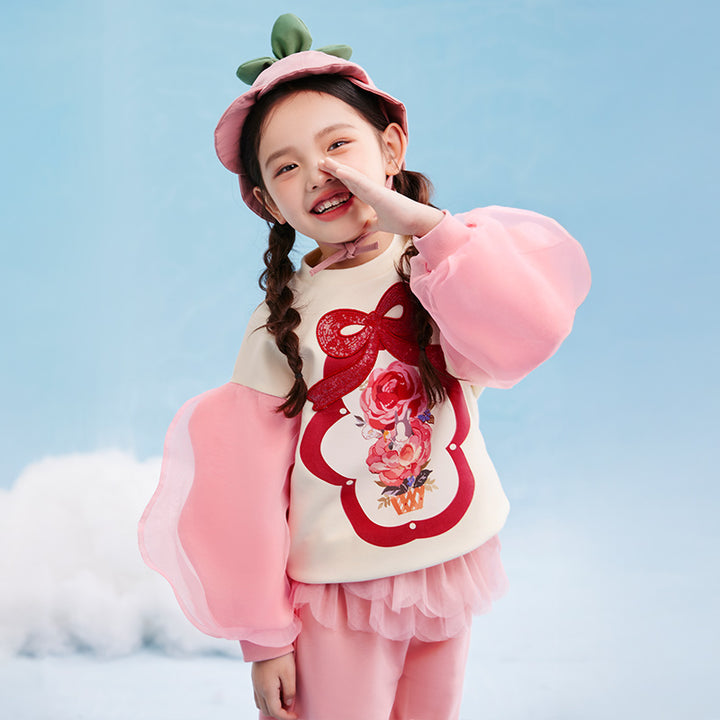 Rosie Bunny Sweat 萌耳花花卫衣