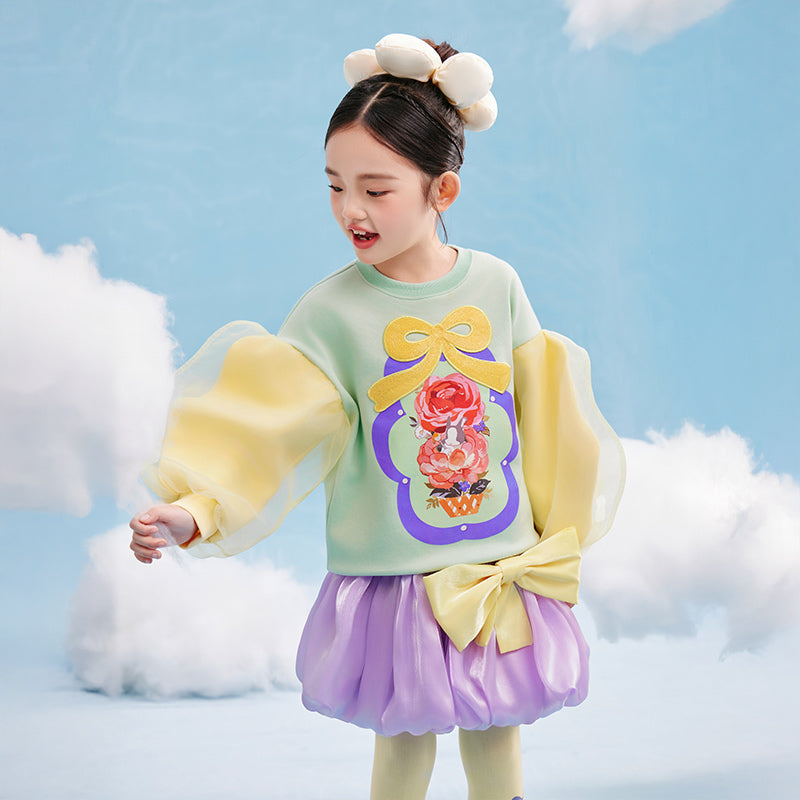 Rosie Bunny Sweat 萌耳花花卫衣
