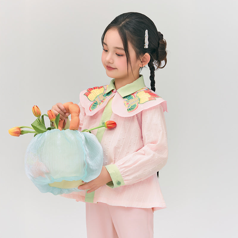 Glimmer Goldfish Blouse 浮光跃金衬衫
