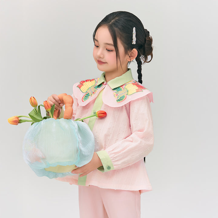 Glimmer Goldfish Blouse 浮光跃金衬衫