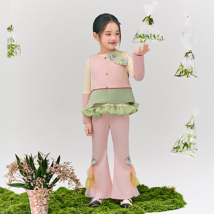 Glimmer Goldfish Flare pant  浮光跃金长裤