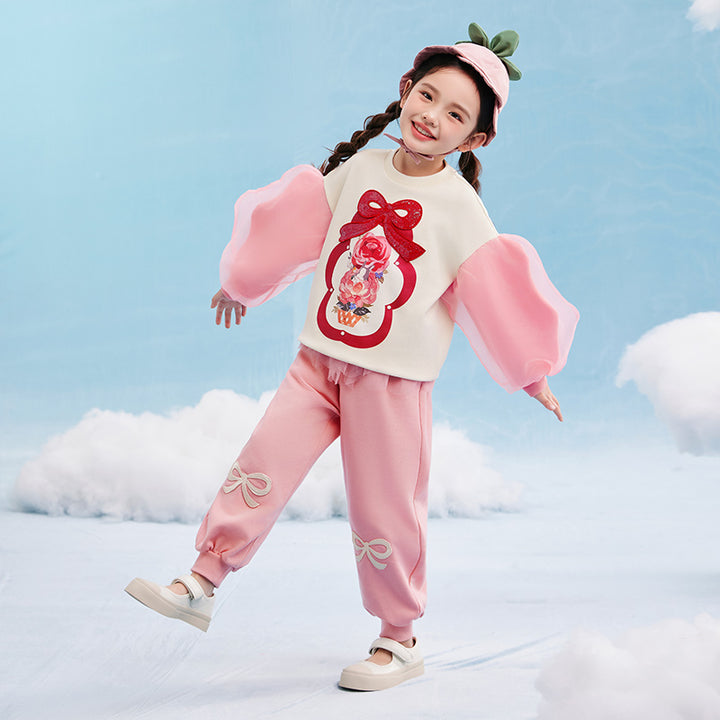 Rosie Bunny Sweat 萌耳花花卫衣