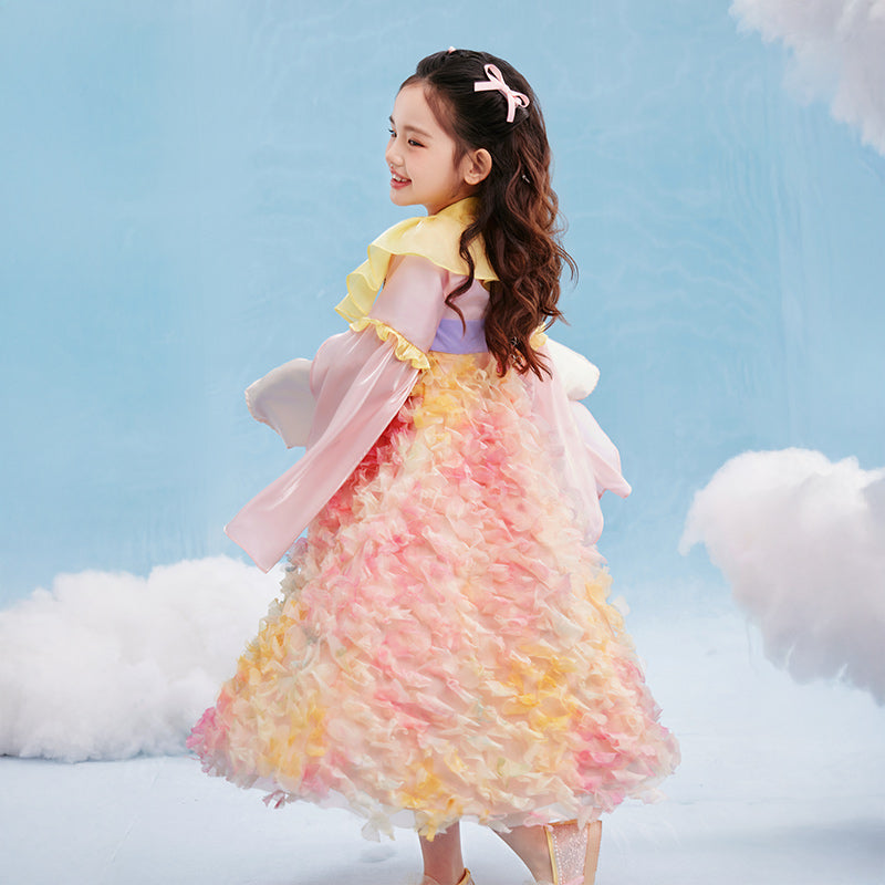Spring Peony Bunny Han Dress 花团锦兔汉服裙