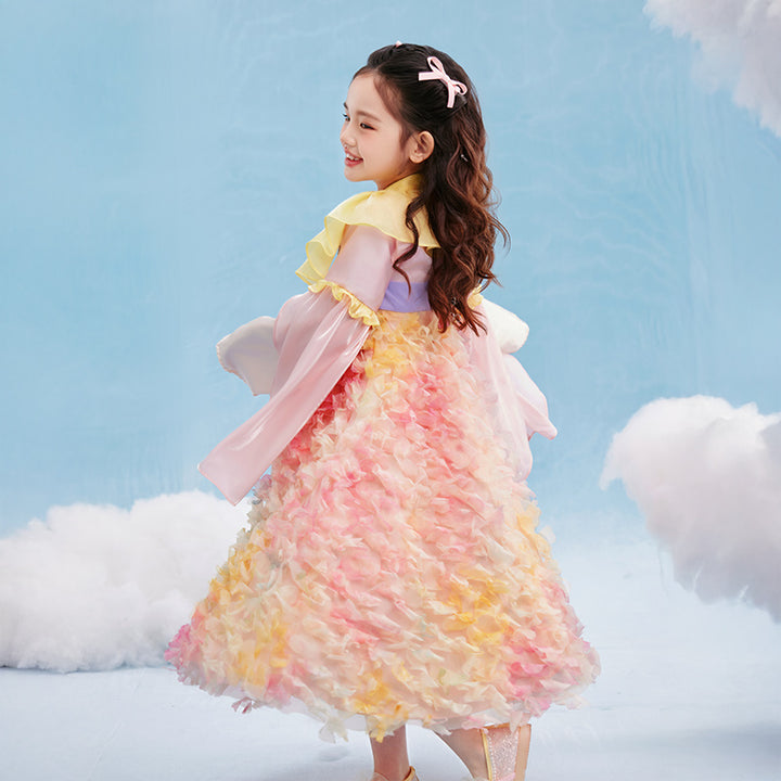 Spring Peony Bunny Han Dress 花团锦兔汉服裙