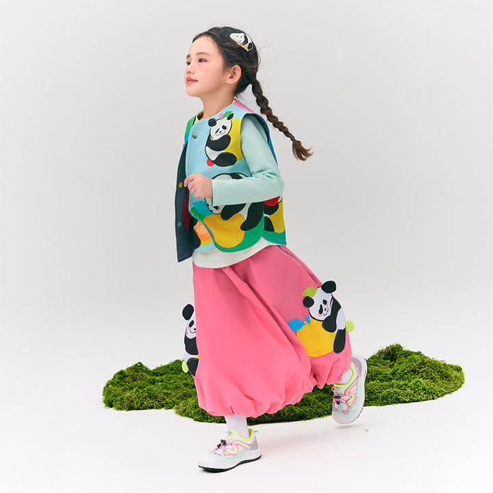 Panda & Fruit Denim Vest 盼达果园马甲