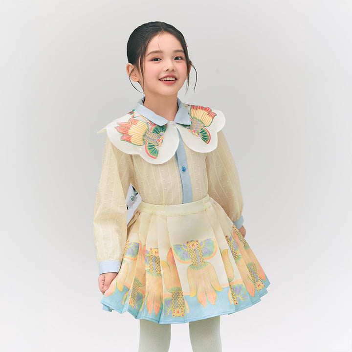 Glimmer Goldfish Blouse 浮光跃金衬衫