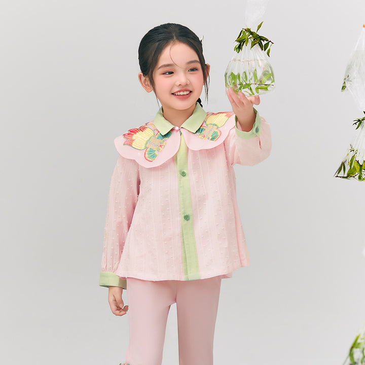 Glimmer Goldfish Blouse 浮光跃金衬衫