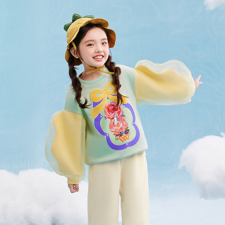 Rosie Bunny Sweat 萌耳花花卫衣