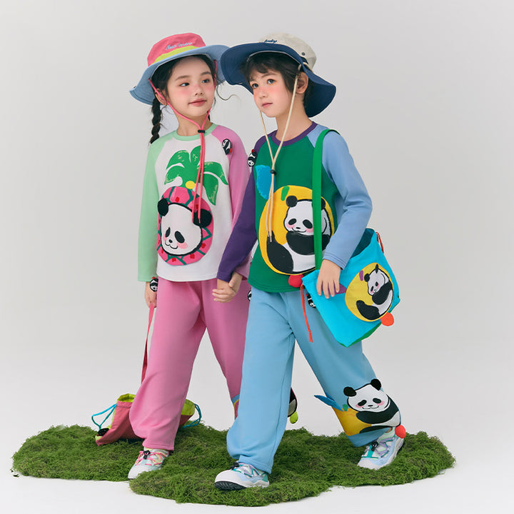 Panda & Fruit Long Sleeve T-Shirt 盼达果园长袖T恤