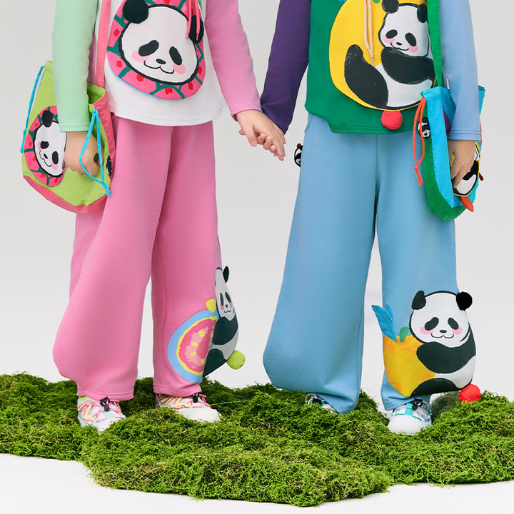 Panda & Fruit Pants 盼达果园长裤
