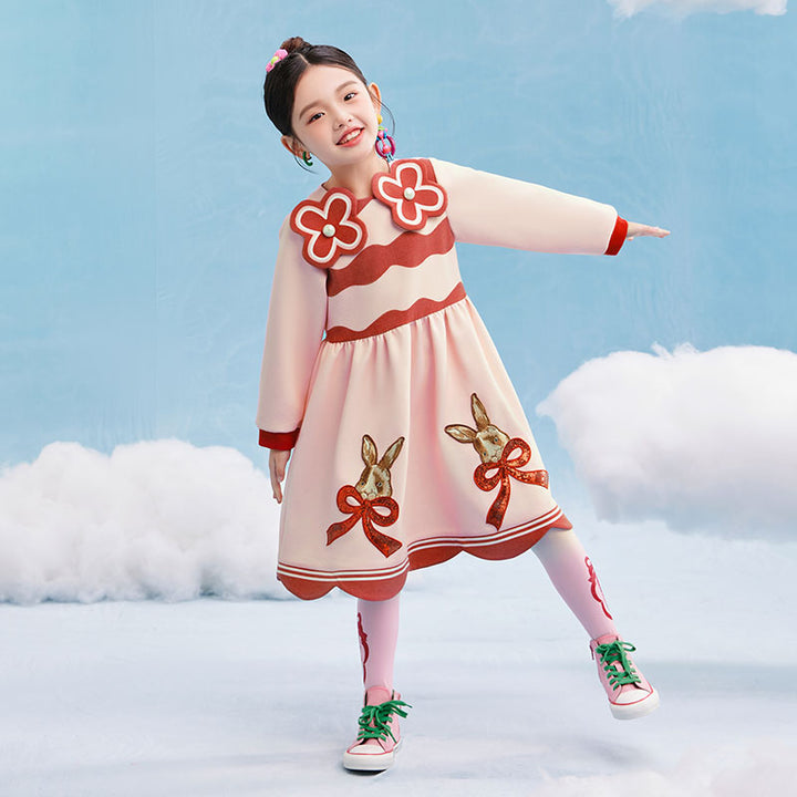April Bunny Bow Dress 春日圆舞连衣裙