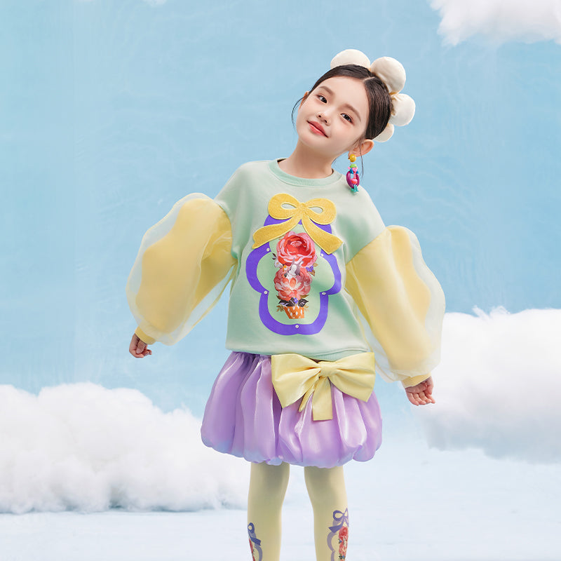 April Shimmer Bow Skirt 春日圆舞半身裙