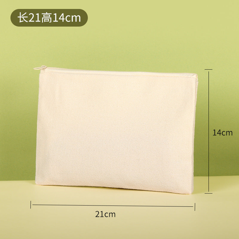 Custom Linen Zipper pouch