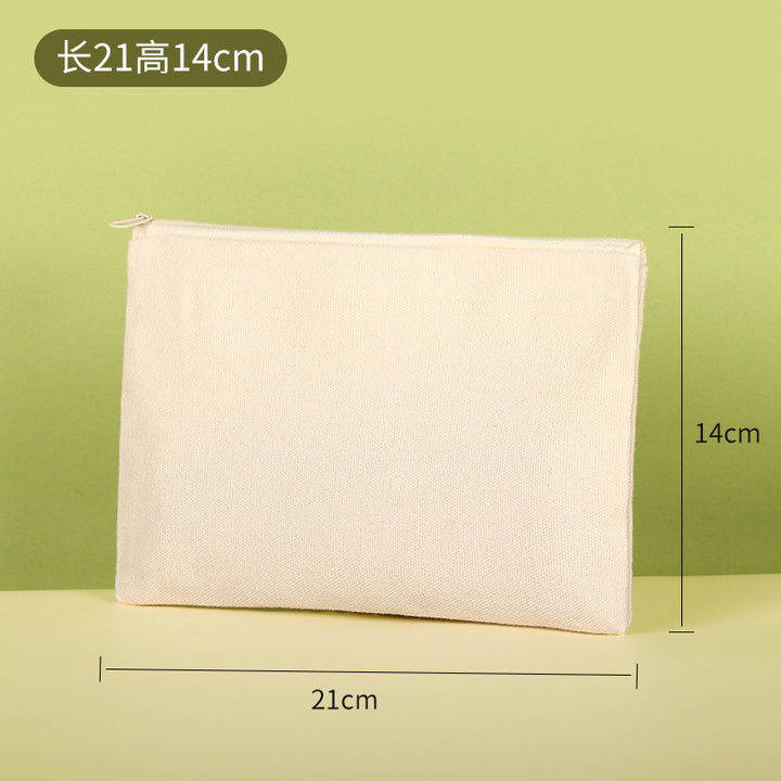 Custom Linen Zipper pouch