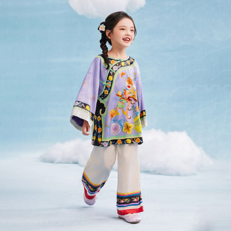 Garden of Spring Qi Jacket 有福有富旗装上衣
