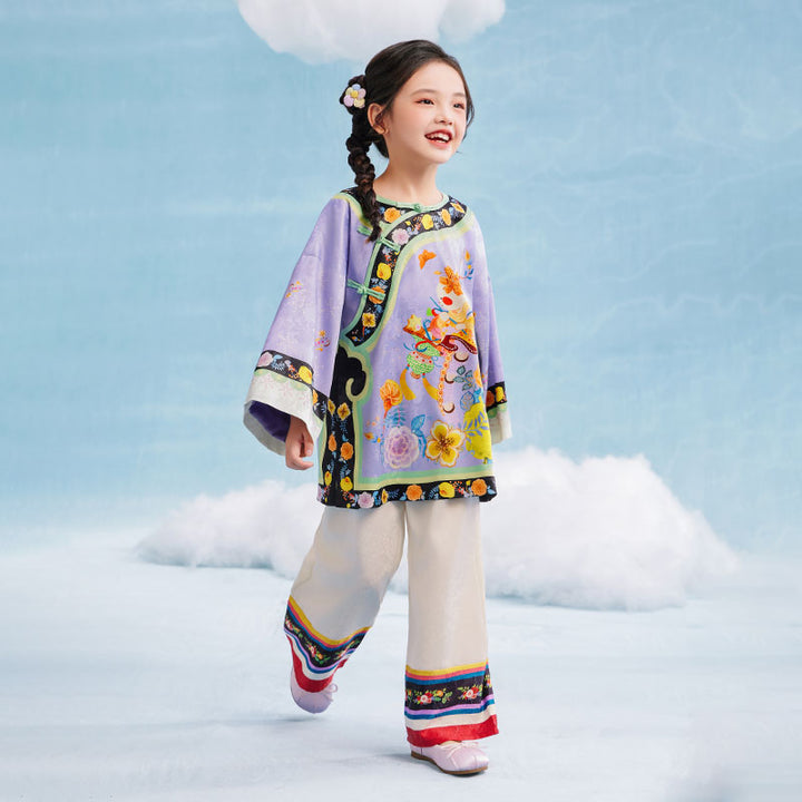 Garden of Spring Qi Jacket 有福有富旗装上衣