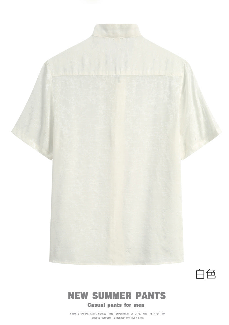 Linen Silk Short Sleeve