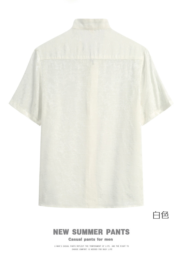 Linen Silk Short Sleeve