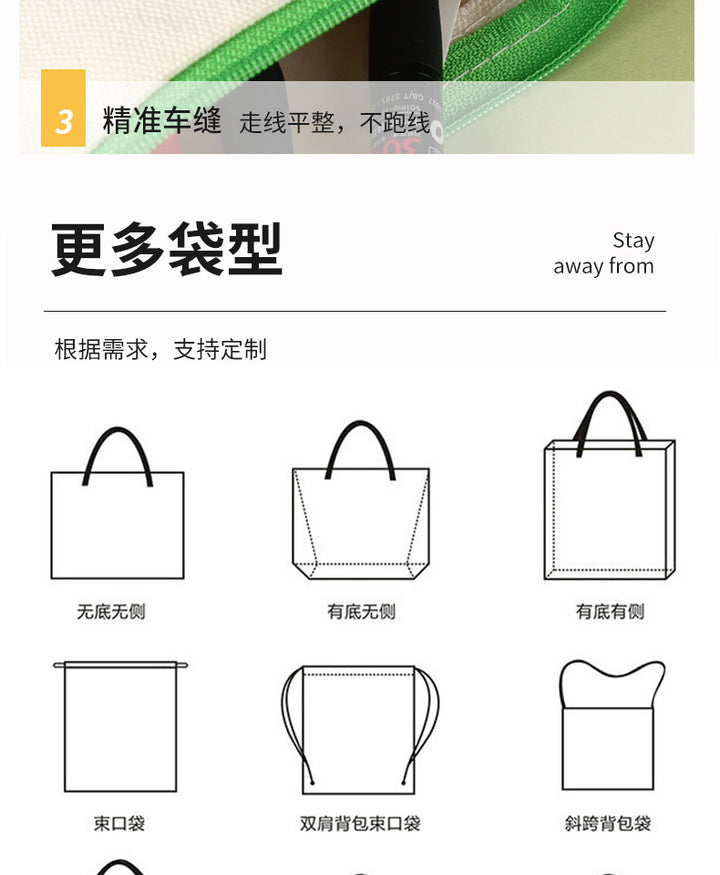 Custom Linen Zipper pouch