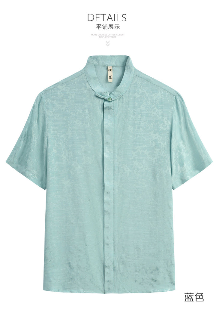 Linen Silk Short Sleeve