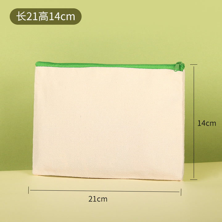 Custom Linen Zipper pouch