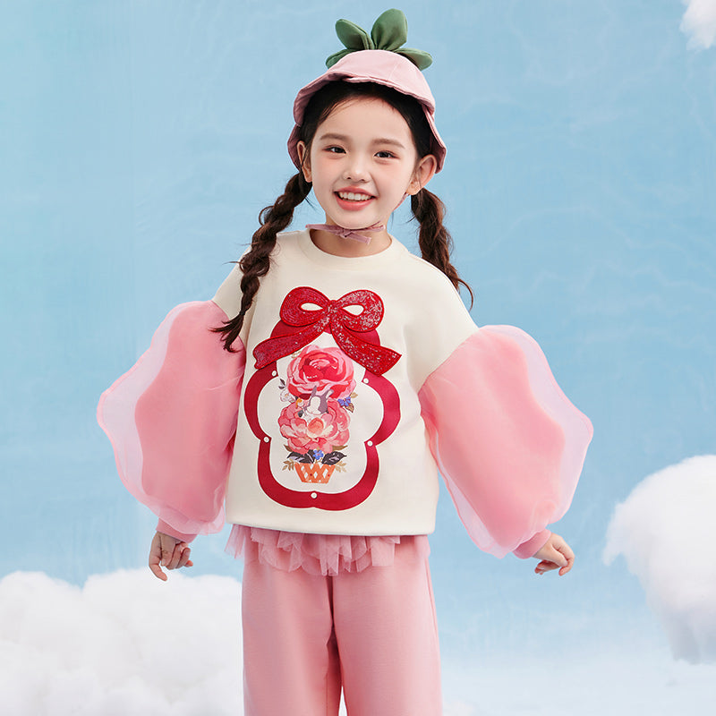 Rosie Bunny Sweat 萌耳花花卫衣