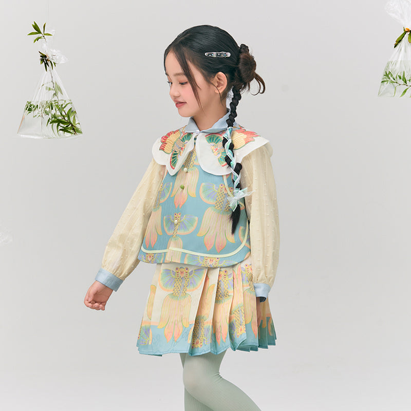 Glimmer Goldfish Blouse 浮光跃金衬衫