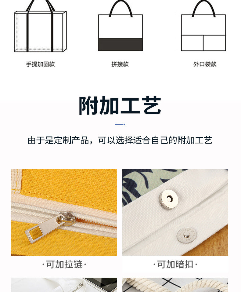 Custom Linen Zipper pouch