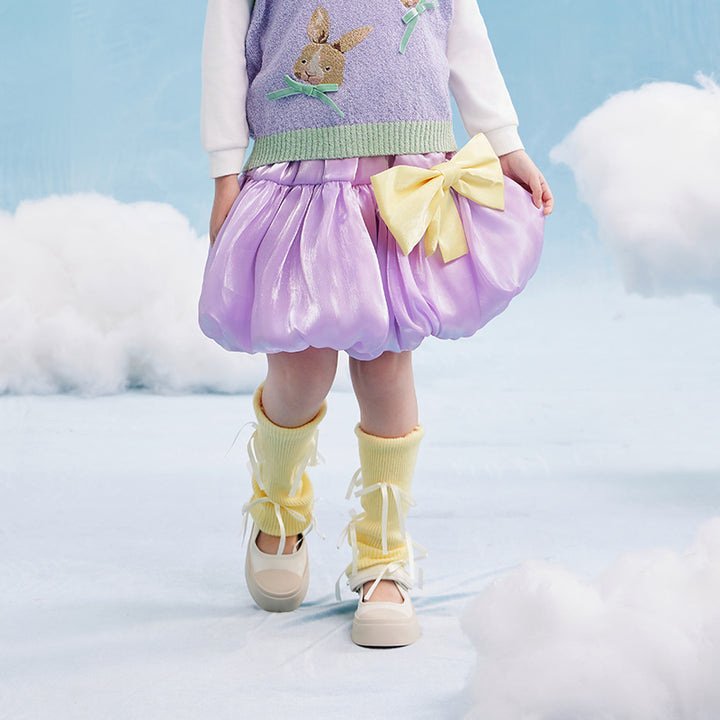 April Shimmer Bow Skirt 春日圆舞半身裙