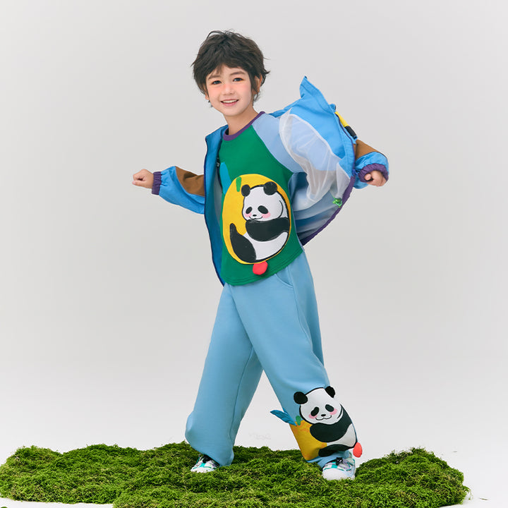 Panda & Fruit Pants 盼达果园长裤