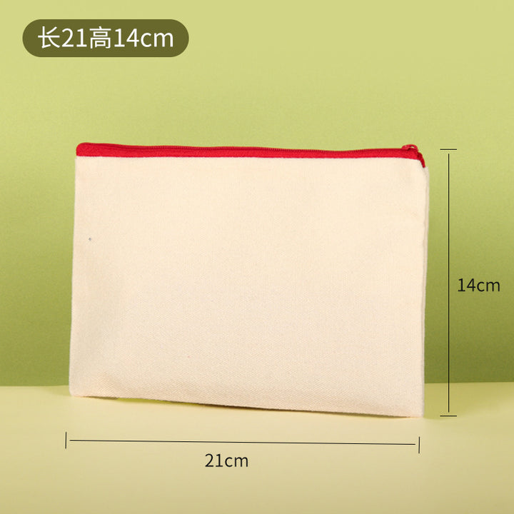 Custom Linen Zipper pouch