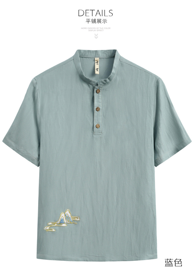 Linen Short Sleeve & Pant set
