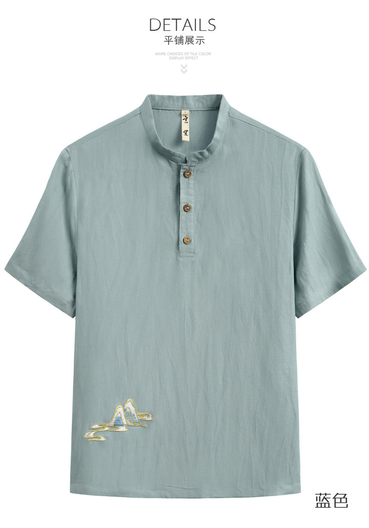 Linen Short Sleeve & Pant set