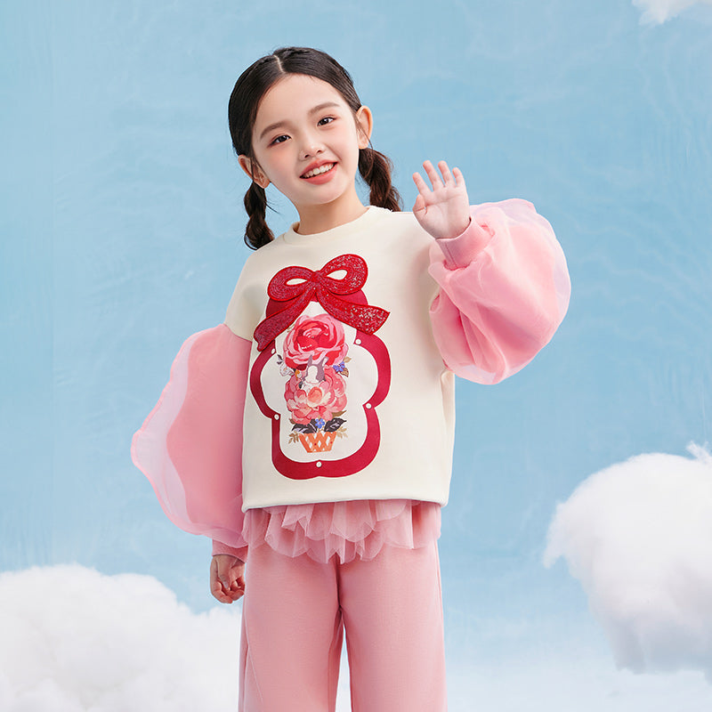 Rosie Bunny Sweat 萌耳花花卫衣