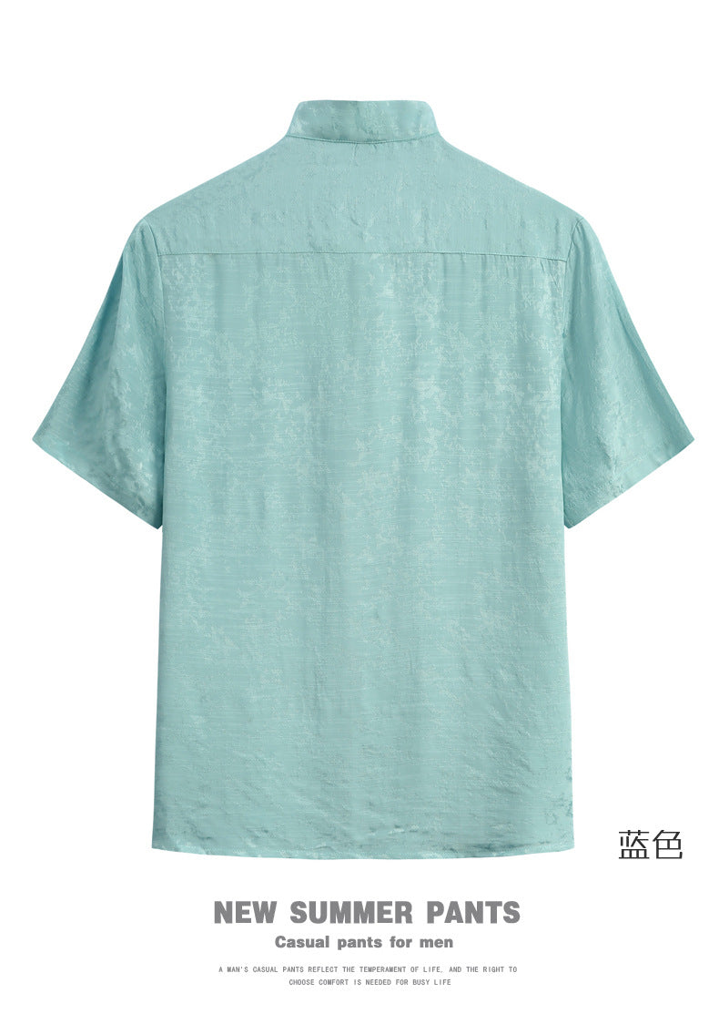 Linen Silk Short Sleeve