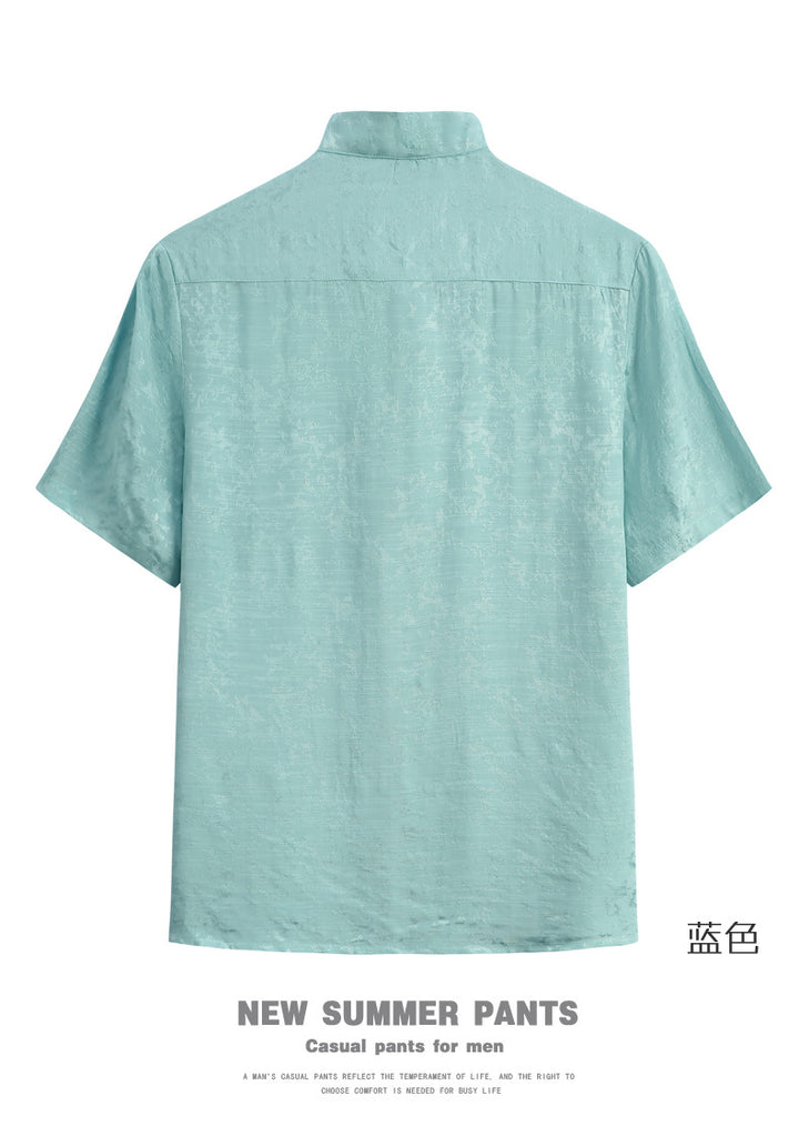 Linen Silk Short Sleeve