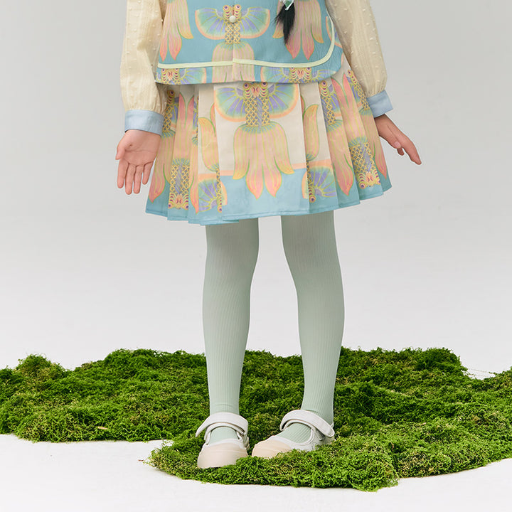 Glimmer Goldfish Pleaded Skirt 浮光跃金半裙