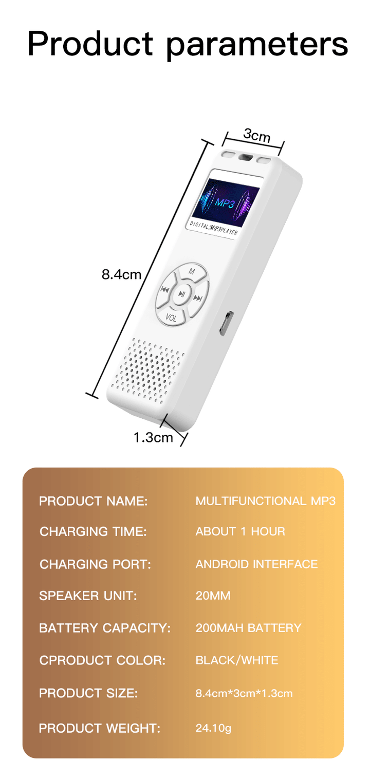 Customizable MP3
