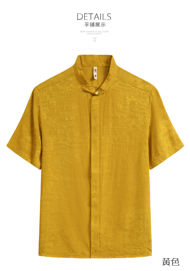Linen Silk Short Sleeve
