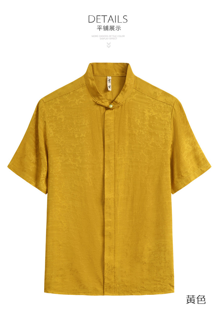 Linen Silk Short Sleeve