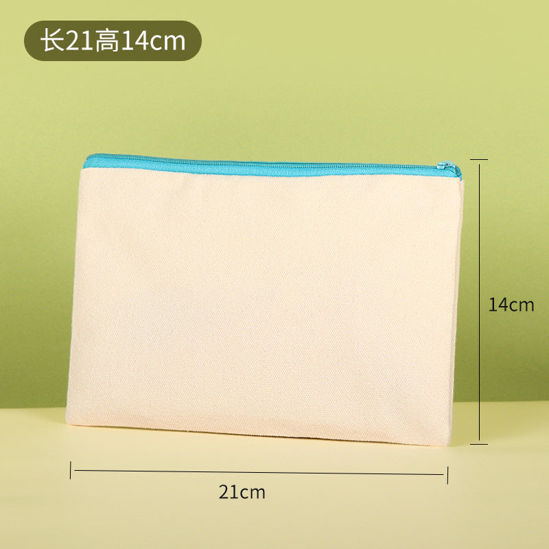 Custom Linen Zipper pouch