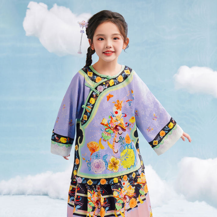 Garden of Spring Qi Jacket 有福有富旗装上衣