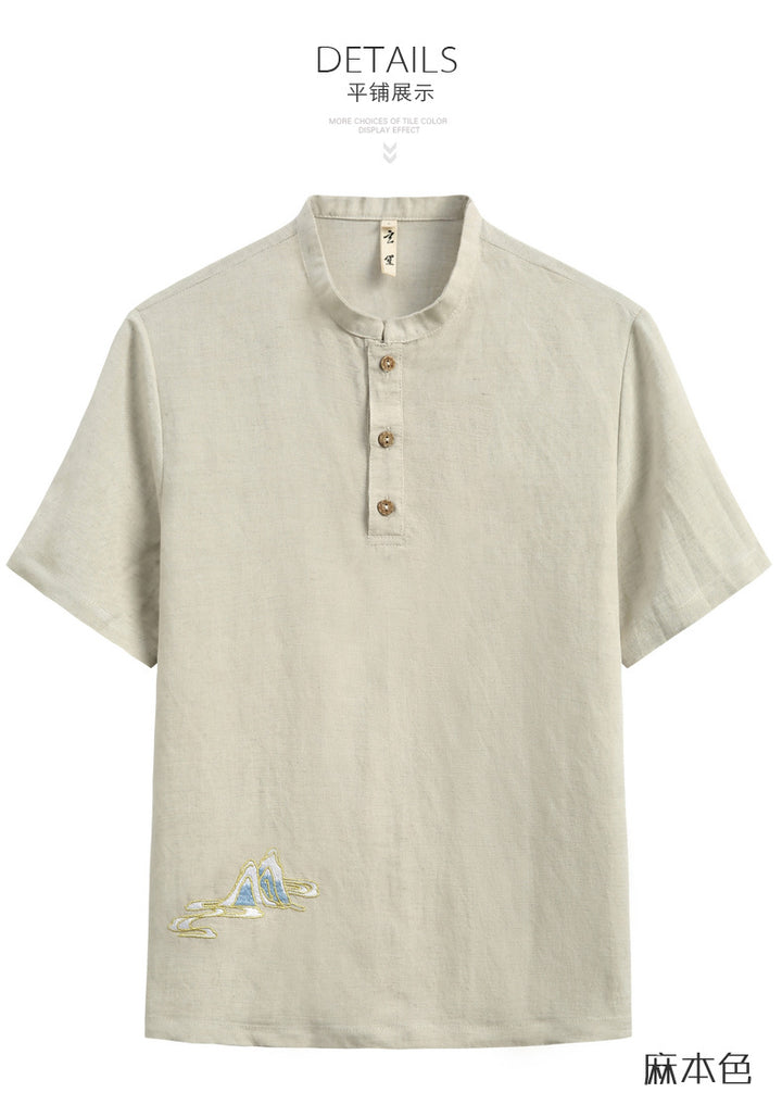 Linen Short Sleeve & Pant set
