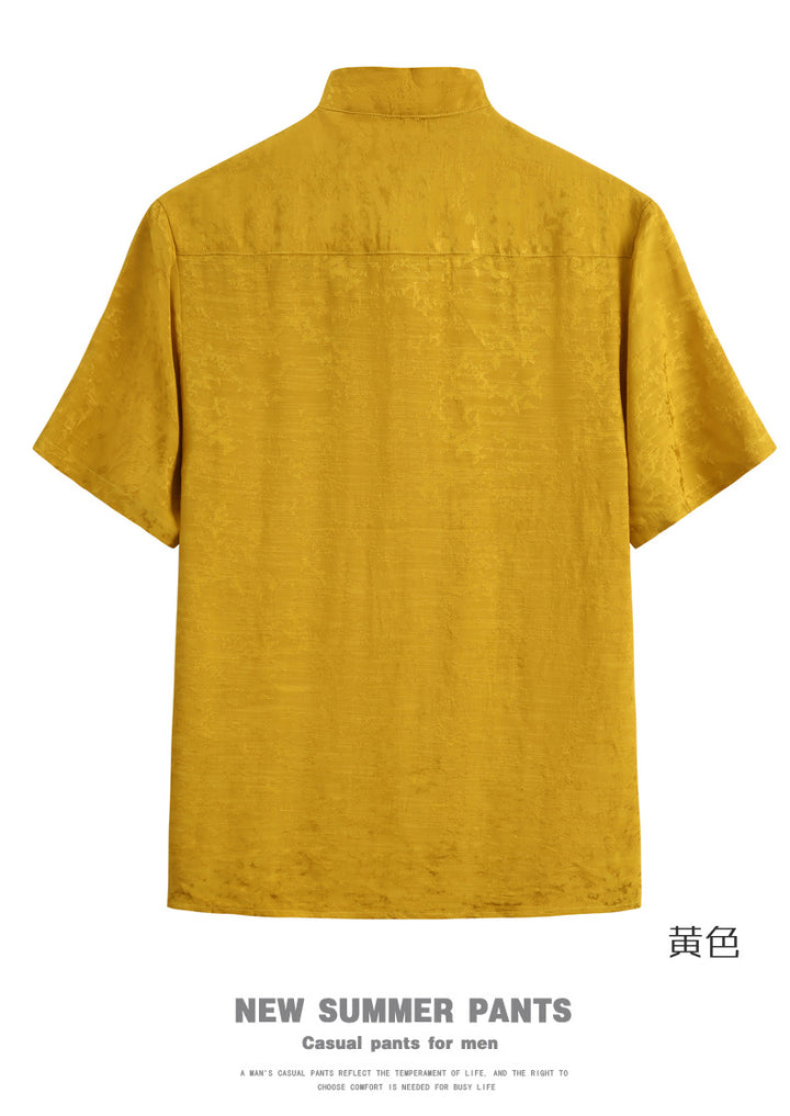 Linen Silk Short Sleeve