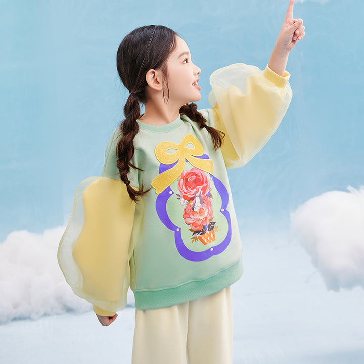 Rosie Bunny Sweat 萌耳花花卫衣