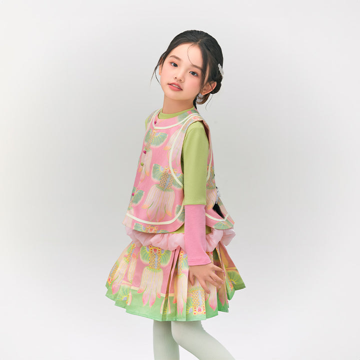 Glimmer Goldfish Vest 浮光跃金中式马甲
