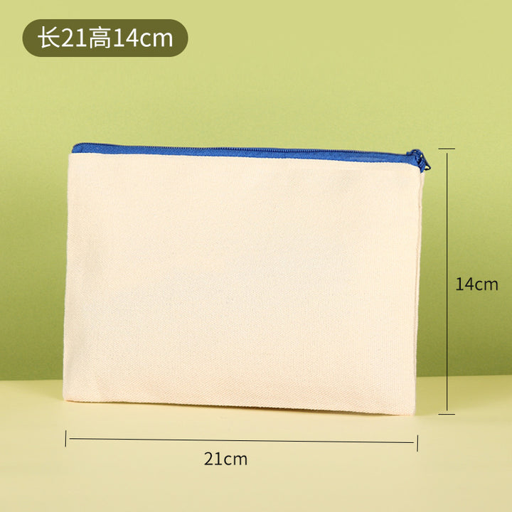 Custom Linen Zipper pouch