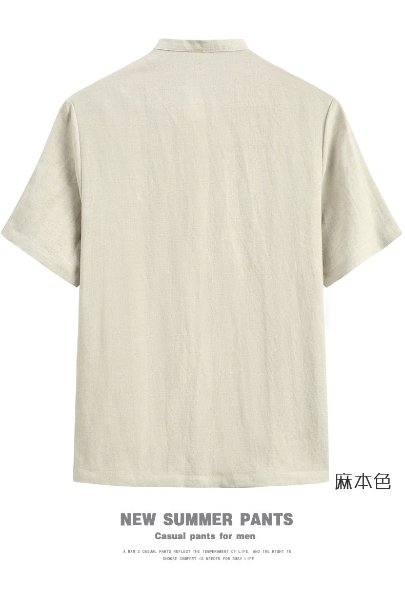 Linen Short Sleeve & Pant set